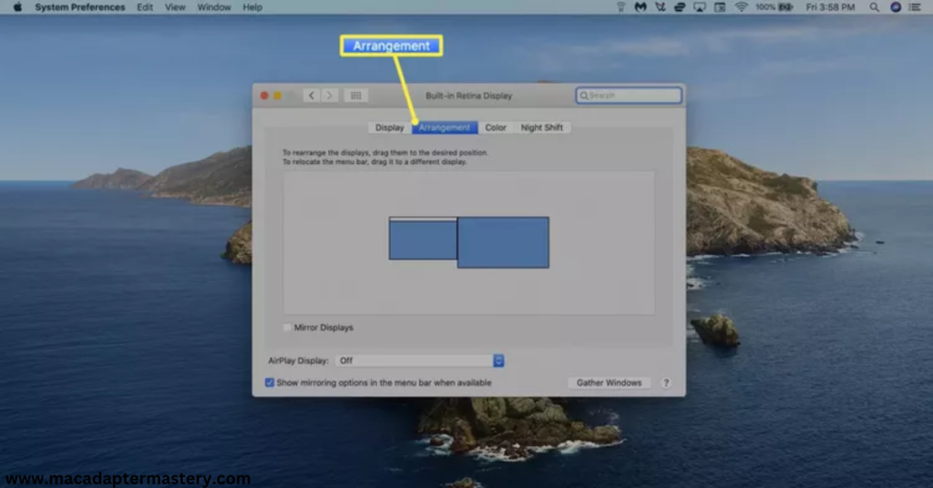 Connect a MacBook Air to Monitor