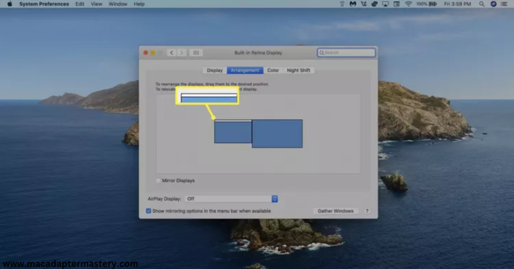 Connect a MacBook Air to Monitor